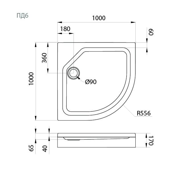 Фото AQUABATH AB-01S-1000-2170